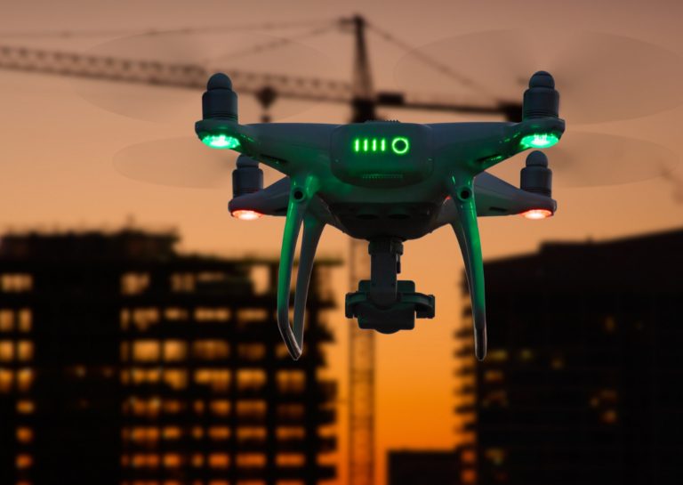 Drone em Obra
